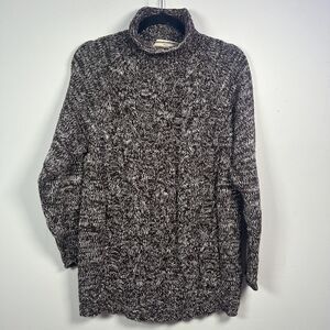 Abercrombie & Fitch Adirondack Trail Cable Chunky Knit Fisherman Sweater Sz M